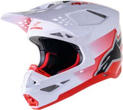 Alpinestars Casca motocross ALPINESTARS SM10 UNIT RD/WT