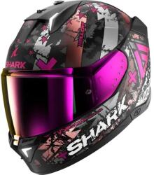 Shark Casca SHARK SKWAL i3 HELLCAT MATT BLACK/WHITE/PINK