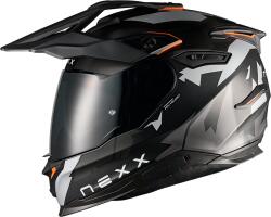 NEXX Casca Adventure NEXX Y. TRAVL PRIMAL BLACK GREY MATT