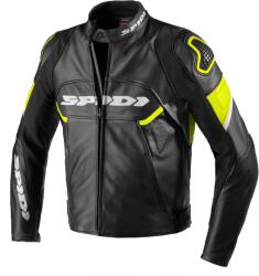 SPIDI Geacă de piele SPIDI IGNITE BLACK/FLUO YELL