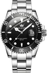 OLEVS Ceas Bărbătesc OLEVS DR-41545 - Negru / Argintiu KP41545 Ceas