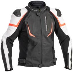 Lindstrands Geacă moto de piele Lindstrands Sanden Black/White