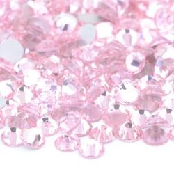  Körömdíszítő strasszkövek 200 db - Light Rose ss3