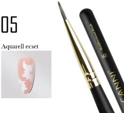 Canni Prémium ecset No. 05 - Multi Aquarell ecset - bloomingnails