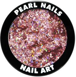Pearl Nails Holo Flitters - Pink