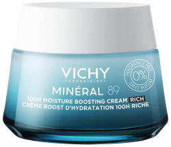 Vichy Mineral 89 Hidratáló arckrém 100 H Riche Illatmentes (gazdag állag)50ml