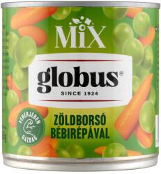 GLOBUS zsenge zöldborsó bébirépával 400 g