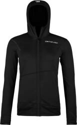 ORTOVOX Hanorac pentru femei FLEECE LIGHT HOODY negru corb - negru L