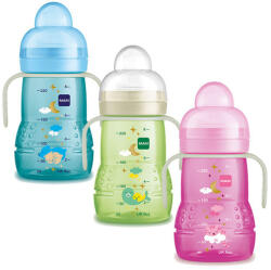 MAM Tanulópohár Trainer, Night, világítós fogókával (220 ml/db) - anrishop