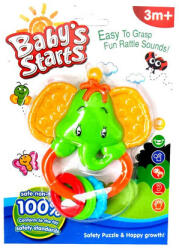 Baby's Starts Csörgő Elefánt, rágókás füllel - anrishop