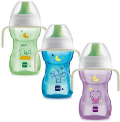 MAM Tanulópohár Fun to Drink Cup, Night, világítós fogókával (270 ml/db) - anrishop