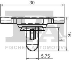 FA1 Set 10 buc agrafe 10-40051.10 FA1 104005110 (10-40051.10)