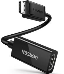 UGREEN ADAPTOR video Ugreen, "MM137" display port DP (T) la HDMI 4K UHD (3840 x 2160) la 60 Hz, 0.25m, negru "70694" (include TV 0.15 lei) - 6957303876945 (70694)