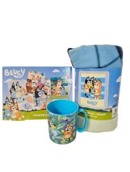  Bluey Őszi Bekuckózó Szett (Takaró + Bögre + Ujjfesték Készlet)