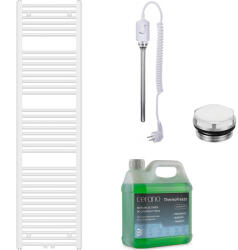 Cerano - Benito fürdőszobai elektromos radiátor szett - 600W - matt fehér - 1700x450 mm (CER-942322)