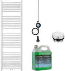 Cerano - Lincoln fürdőszobai elektromos radiátorkészlet - WIFI - 600W - fényes fehér - 1600x500 mm (CER-651015)