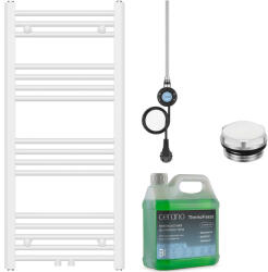 Cerano - Benito fürdőszobai elektromos radiátor szett - WIFI - 300W - matt fehér - 1000x450 mm (CER-743450)
