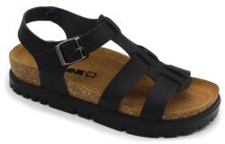 LEON 6300 LEON Comfort női bőr szandál (LEON6467-fekete-39)