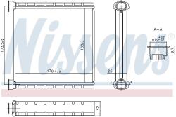 NISSENS Schimbator Caldura, Incalzire Habitaclu 707278 Audi Q3 Cupra Ateca/Formentor (707278)