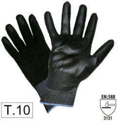 JBM MANUSI DE LUCRU CU PALMA INTARITA, DIN POLIURETAN, MARIME T. 10 (51636N) - vexio