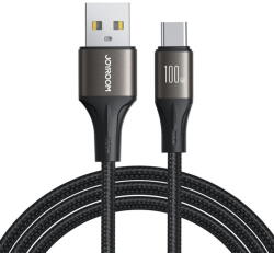 JOYROOM Light-Speed Series SA25-AC6 USB-A / USB-C Fast Transfer Cable 100W 1.2m - Black (6941237109989)