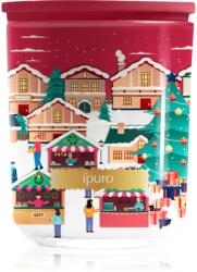 ipuro Christmas Town Velvet Almond illatgyertya fedéllel 270 g