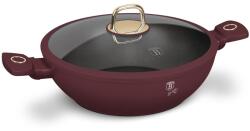 Berlinger Haus Wok serpenyő fedővel Leonardo 30cm 55402 (BH/8035)