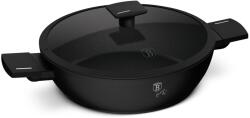 Berlinger Haus Alacsony lábas fedővel és titán bevonattal Matte Black 28cm 55116 (BH/8185)