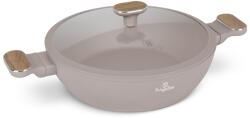 Berlinger Haus Alacsony lábas fedővel és titán bevonattal Taupe Nordic 28cm 54987 (BH/8337)