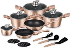 Berlinger Haus Edénykészlet fedőkkel Rose Gold 15 részes 55211 (BH/1224NN)