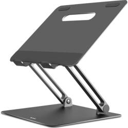 MOZOS laptop állvány, LS1, Magasságállítás, Alumínium, Fekete (MOZ-LS1-ALU)