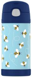Thermos FUNtainer gyerek termosz, szívószálas, 0, 355 l, honey bees
