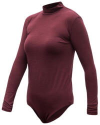 Sensor Merino Air női hosszú ujjú body S / burgundi vörös