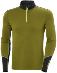 Helly Hansen Lifa Merino Midweight 1/2 Zip férfi funkcionális póló M / zöld