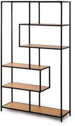 HOUSE 5 Raft metalic modern negru-natur 185x114x35 cm (400475) Raft