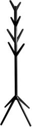 HOUSE 5 Cuier din lemn de pin negru, 175 cm, design modern (401180) Agatator cuier