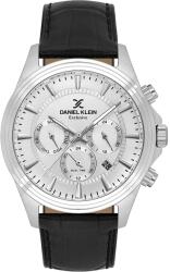 Daniel Klein Ceas barbatesc Daniel Klein Exclusive DK. 1.14346-1, quartz, dual time, curea din piele (DK.1.14346-1) Ceas