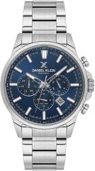 Daniel Klein Exclusive - Ceas Barbatesc Quartz Argintiu DK. 6.14440-3 (DK.6.14440-3) Ceas
