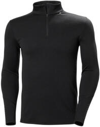 Helly Hansen Lifa Merino Midweight 1/2 Zip férfi funkcionális póló M / fekete