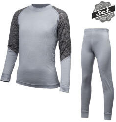 Sensor Merino Impress Set gyerek funkcionális szett Gyerek 110 cm / szürke