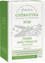 Györgytea Fehér akácvirágos teakeverék - 100g - vitaminbolt - 4 090 Ft