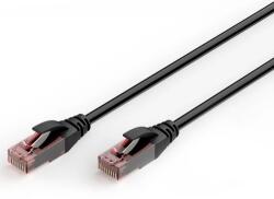 ASSMANN Patch Cord Digitus by Assmann DK-1617-020-OD-10, Cat6, U/UTP, 2 m, Black, 10 bucati (DK-1617-020-OD-10)