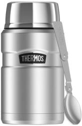 Thermos Stainless King ételtermosz, 0, 71 l + összecsukható kanál + csésze, rozsdamentes acél