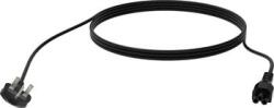 Vision Cablu alimentare VISION 3m Negru, tip Floare Patrata (TC 3MUKCVLF/BL)