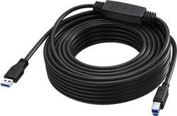 Vision Cablu USB 3.0 negru de 15 m (TC 15MUSB3.0+/BL)