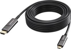 Vision Cablu USB-C la HDMI 4K negru 15m (TC 15MUSBCHDMI+/BL)
