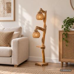 Opviq Arboretum Lampadar 140cm, Natural (390FLH1772)