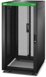APC by Schneider Electric Könnyű Rack 600mm/24U/800mm, tetővel, oldalsó panellel, kerekekkel, lábakkal és 4 konzollal, alj nélkül, fekete (ER6482) (ER6482)