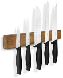 Berlinger Haus Set de cuțite cu suport magnetic din salcâm negru mat 6 piese 55340 (BH/2943)