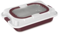 Berlinger Haus Tavă de copt dreptunghiulară cu capac din plastic Leonardo 36, 5x24, 5cm 55392 (BH/8636)
